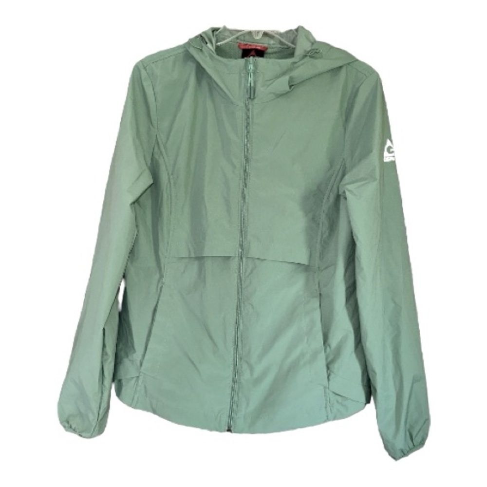 Gerry Sage Green Utility Rain Coat/Windbreaker, Medium
